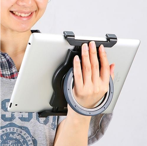 Amazon.co.jp： サンワダイレクト iPad・タブレットPCハンドル 200-PDA050: パソコン・周辺機器